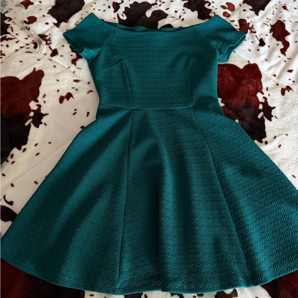 Forever 21 Teal Mini Dress